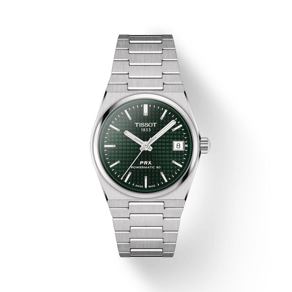 Tissot Stainless Steel Green Dial Men's Fashion Watch T137.207.11.091.00
