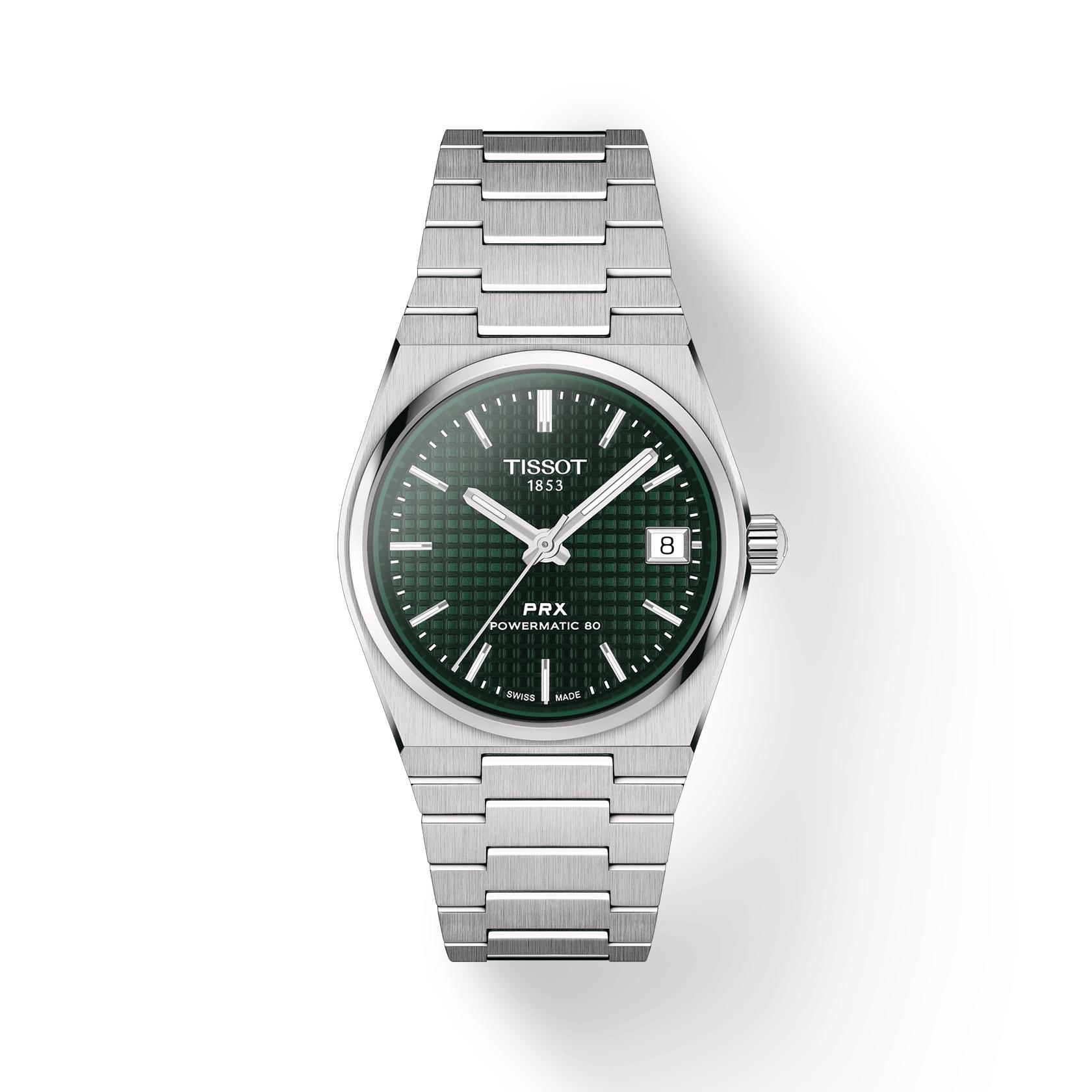 Tissot Stainless Steel Green Dial Men s Fashion Watch T137.207.11.091.00 зелёный