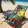 Mr Bean's Egg Adventure Personalized Name Beach Towel Super Soft Microfiber Quickdry Fabric Perfect for Traveling Yoga Camping and Swimming