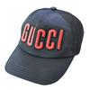 Gucci Baseball Embroidered Logo with 701324 4HAOY 1060 L Cap, Cap, Hat, Patch, Unisex, Black, [Used]