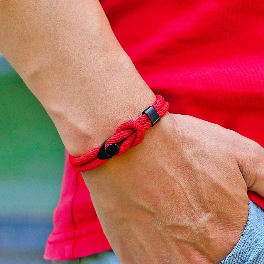 Fashion 3Pcs/Pack Men Bracelet Grade A 4mm String Braslet Creative Design For Men Casual Accessories Cord Chain Braclet Pulsera