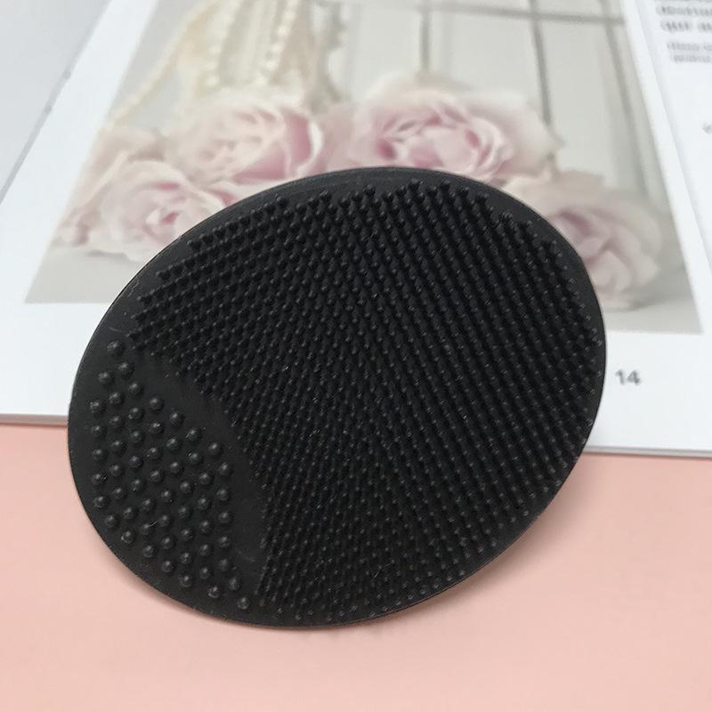Silicone Baby Shampoo & Bath Brush - Facial and Round Face Wash Brush
