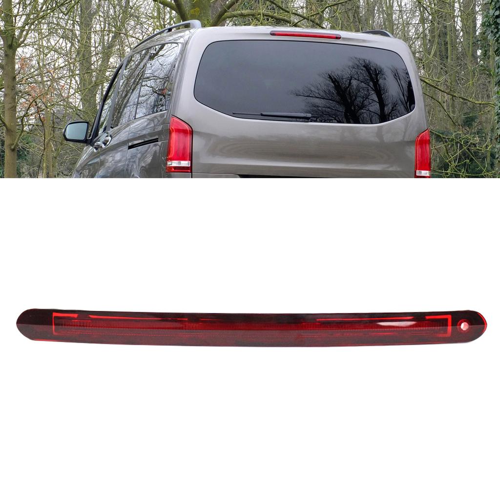 Upgraded Red Lens LED Rear High Level Centre Third Brake Stop Light Auto Accessories Compatible For 2014+ MB Vito W447