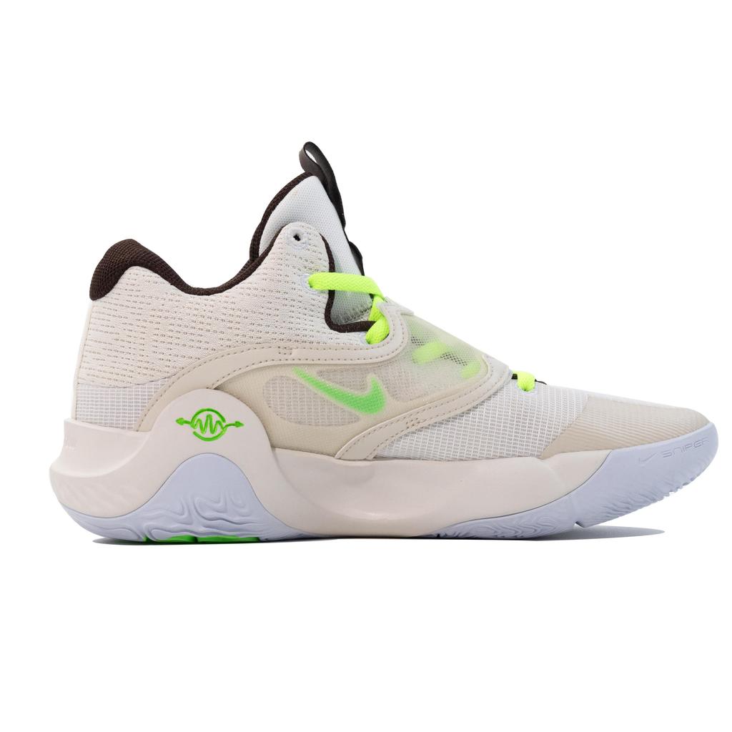 Nike KD Trey 5 X Ammortizzazione Antiscivolo Resistente all'Abrasione Scarpe da Basket Basse Uomo Bianco DJ7554-014(Team874-KD)
