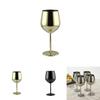 Elegant 304 Stainless Steel Wine Glasses Set Featuring Luxurious High Foot Design For Champagne And Sparkling Wine Ideal For Entertaining Guests