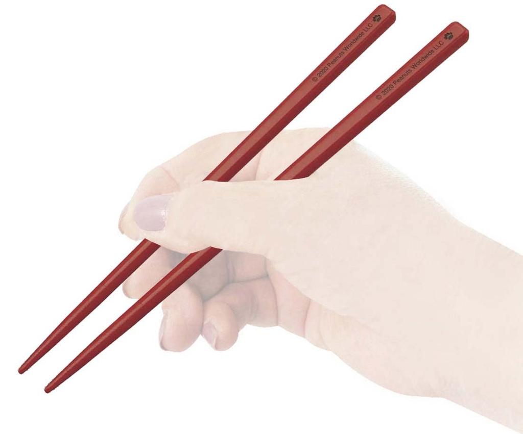 Skater Chopsticks and Chopstick Case Silver Ion Snoopy Made In ABC3AG Set, 18cm, Ag+ Antibacterial, Face, Peanuts, Japan,