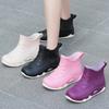 Direct Sales Water Shoes Women Waterproof and Non-slip 2025 New Outdoor Work Fashion Rain Shoes Short Tube Women