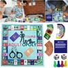 Adultopoly Board Game Couple Date Night Fun Interactive Valentines Gifts for Husband Wife Relationship Card Game Toy