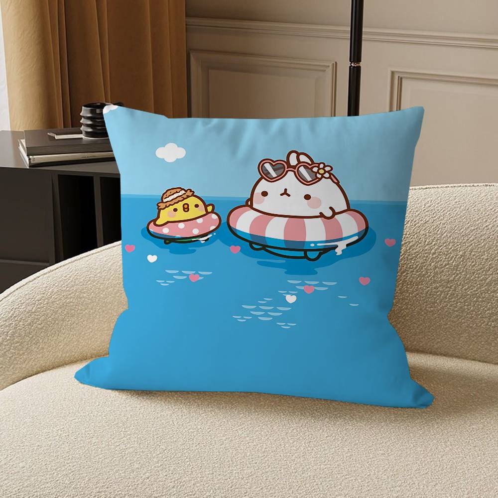 Anime F-Fairy Tail Stitch Lucky Dragon Pillow Cover Sofa Cushion Cover Home Room Decoration Children Gift