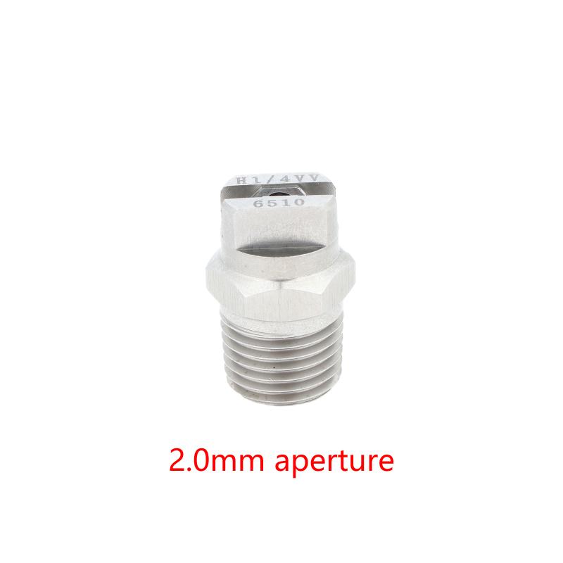 Easy to Install 1/8" 1/4" HVV/HU 304 Stainless Steel Flat Fan Spray Nozzle for Industrial Cleaning Projects