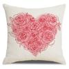 Valentine's Day Pillow Cover New Letter Love Sofa Cushion Cover Short Plush Cushion Pillow