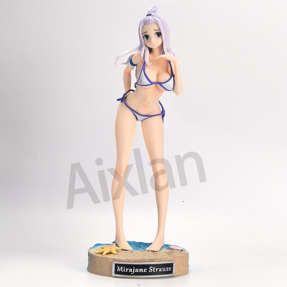27CM FAIRY TAIL Anime Figure Mirajane·Strauss PVC Action Model Collectible Model Toys Kid Gift Ornaments cartoon Doll