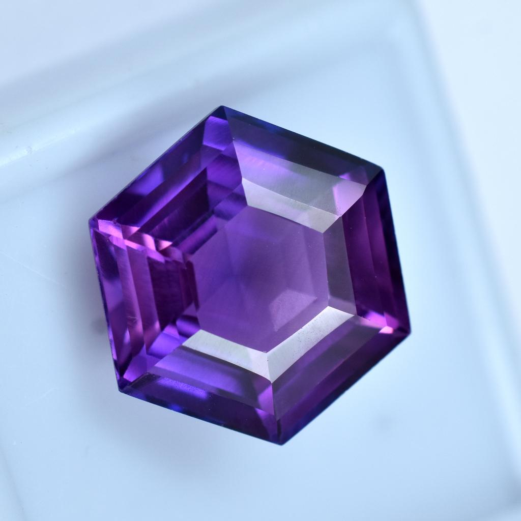 Natural Purple Tanzanite Loose Gemstone 8.80 ct Flawless Fancy Cut for Jewelry Making and Crafts
