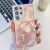 IMD collection laser tinfoil pattern suitable for Samsung S25Ultra mobile phone case s24FE wrinkle pattern A16 lens film