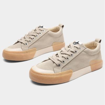 Neue Herrenschuhe Trend Freizeit Herren Leinenschuhe Flache Schnürschuhe Herren Freizeit Sneaker Turnschuhe für Herren