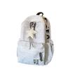 Schoolbag high value backpack student schoolbag women's new Korean version lightweight large capacity backpack versatile embroidery junior high school