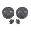 Multifunction Cruise Button Cover for Mini Steering Wheel Fits Models R55 R56 R57 R58 R59 R60 and R61 Pack of 4