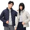 Autumn and winter new stand-up collar light down jacket couple with the same white duck down casual fashion warm light jacket
