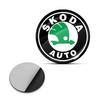 2/4/6Pcs Car Door Lock Keyhole Sticker Emblem Car Protective Sticker for Skoda Octavia Enyaq Rapid Karoq Derivati Fabia Kodiaq Kamiq Superb Yeti
