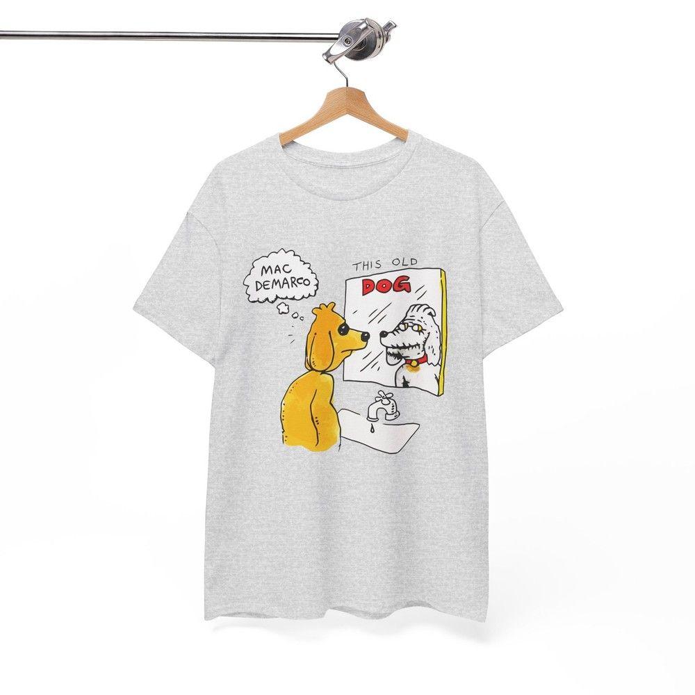 Unisex shirt Cotton Oversize Large Size Vintage Mac Demarco #039;This Old Dog#039; Album Art TShirt Mac Demarco shirt Unisex