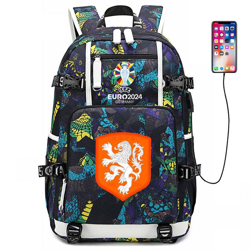 3-delige Schoolrugzakset voor Studenten Grote Capaciteit Oxford Stof Schooltas met Schouderband en Etui 36-55L