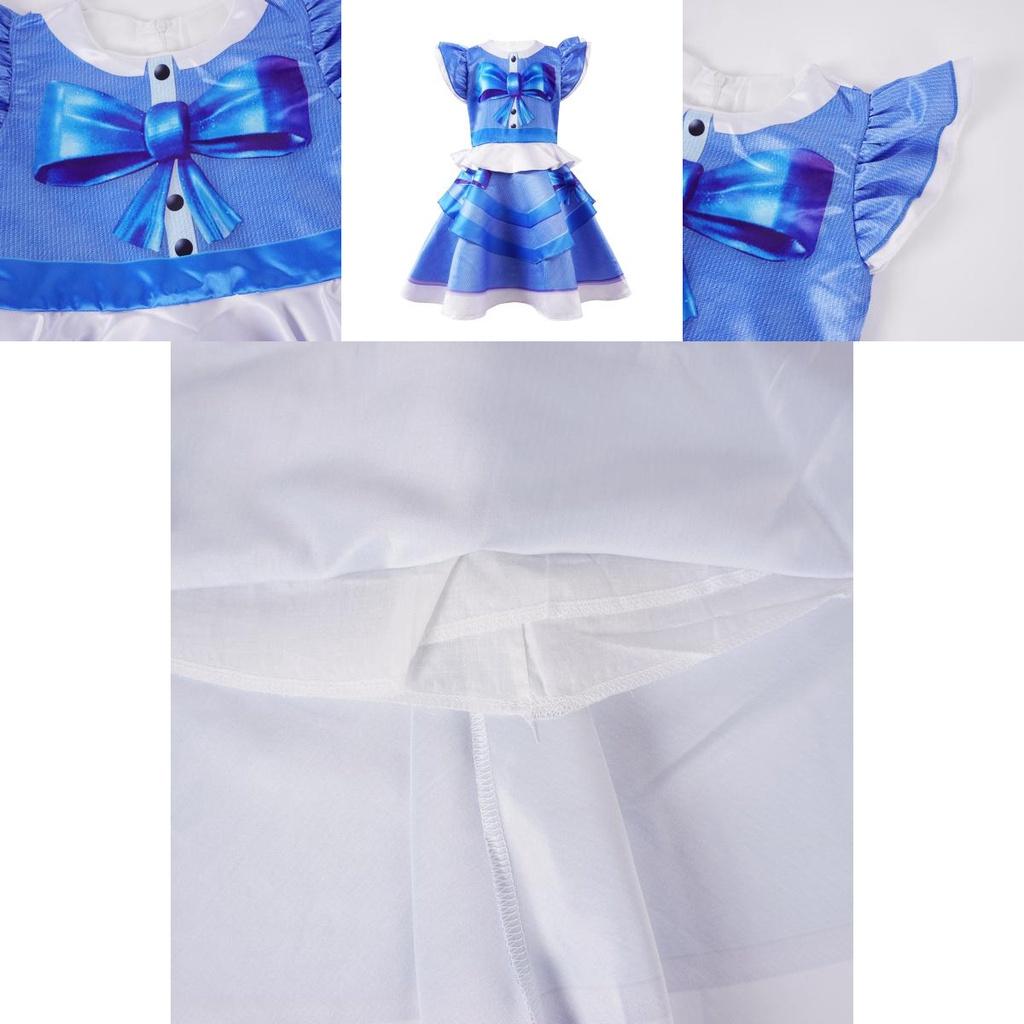 Costume Papavero in Poliestere per Cosplay e Feste in Costume per Bambini