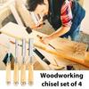 Chisel Set Woodworking 4 Pieces Bevel-Edged Carpentry Accessories Woodworking Tools For Carpentry Sculpture Furniture Making