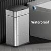 Automatic Sensor Trash Can Large Capacity Smart Trash Cans Stainless Steel Wastebin Toilet Dump with Sensor Bathroom Supplies