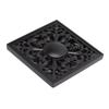 Floor Drain Quadrate Antique European Style Copper Stainless Steel Odor Proof Insect Proof for Bathroom Kitchen