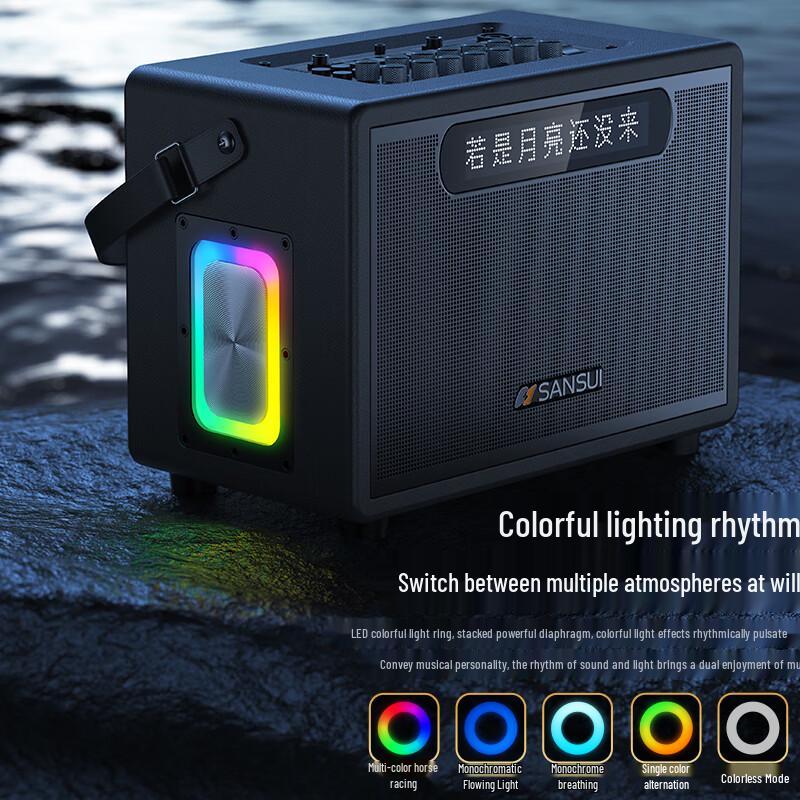 SANSUI SK360 Portable Bluetooth Karaoke Speaker (CN Version)