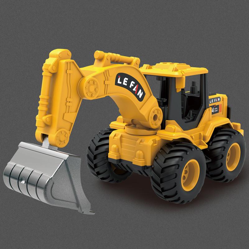 Simulation Inertial Sliding Excavator Bulldozer Model Children Toy For Kids Development