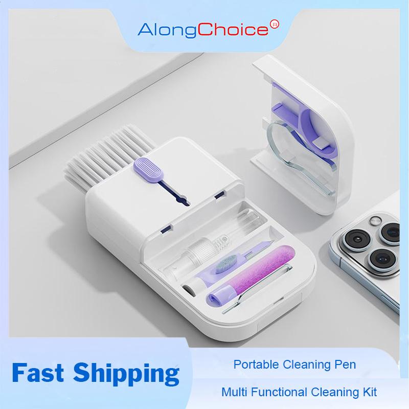 Multi Functional Cleaning Kit For Laptop Keyboard Cleaning Brush Mobile Phone Bluetooth Earphone Cleaning Pen Portable