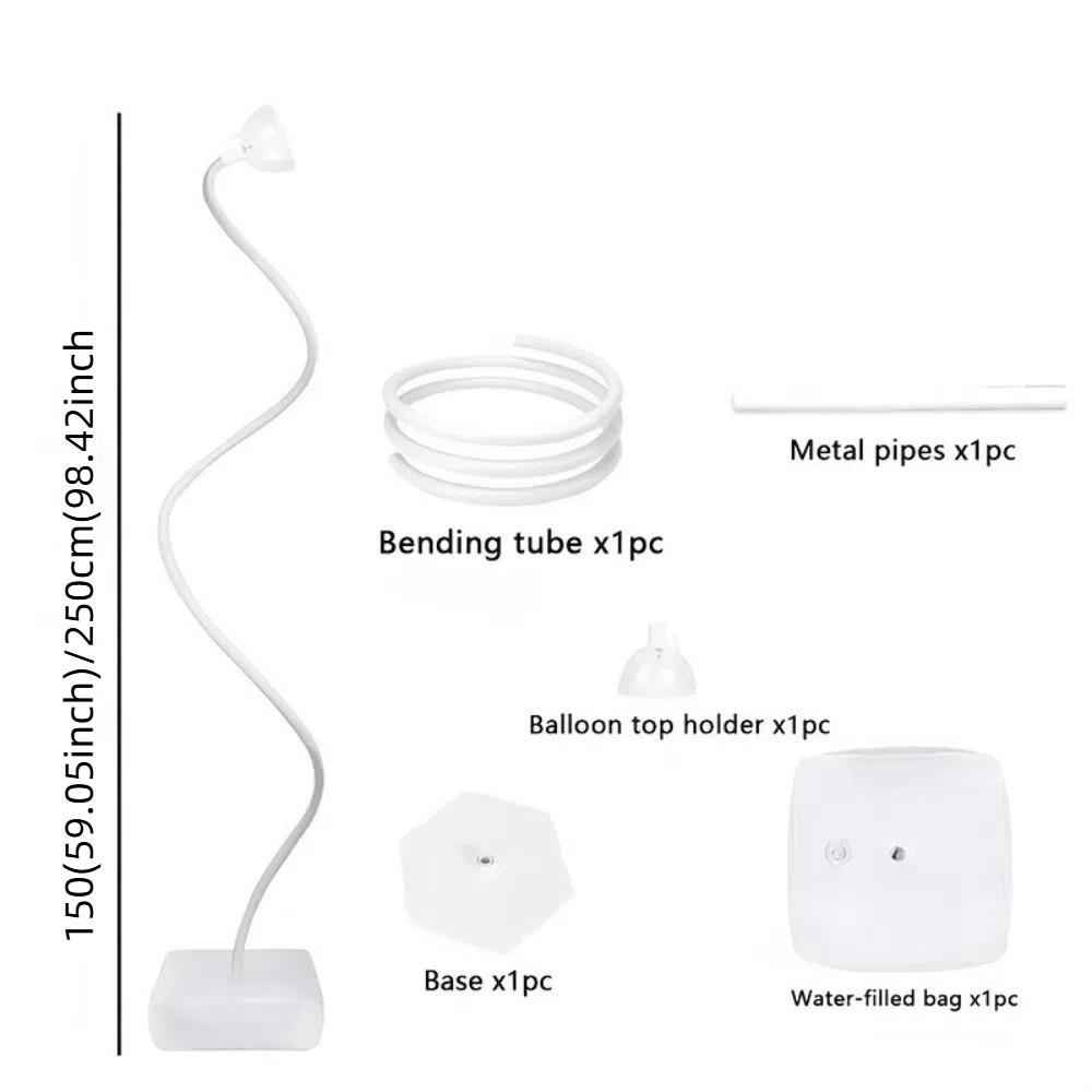1.5m/2.5m Balloon Arch Kit Adjustable With Base Balloon Column Kit Free Bending Half Arch Balloon Stand Wedding Birthday Party