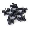 Universal Auto Car Wire Harness Fixing Clip Black Polypropylene Cable Loom Routing Fastener Retainer Engine Bay Electrical Fixer