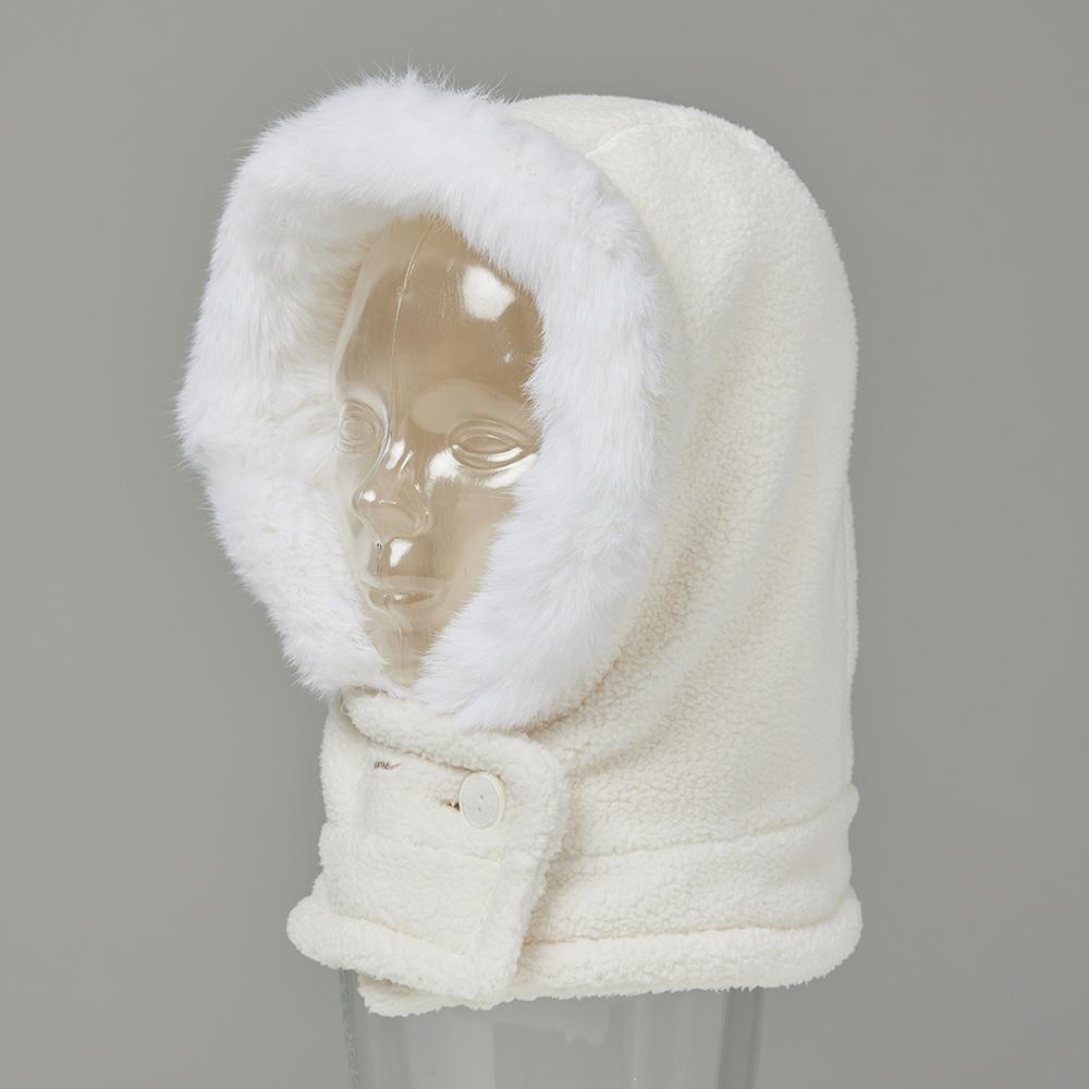 J.JANE Fur Fleece Balaclava (Ivory)