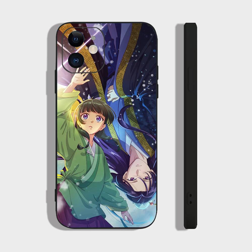 The Apothecary Diaries Animation Phone Case For IPhone 17 Air 16 15 14 13 Pro Max 11 12 Black Silicone Cover