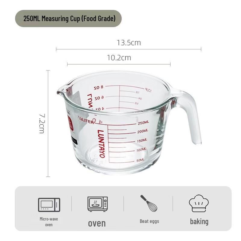 Xihe Heat-Resistant Glass Measuring Cup