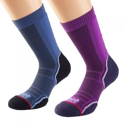 Damen-/Damen-Trek-Socken (Packung mit 2)