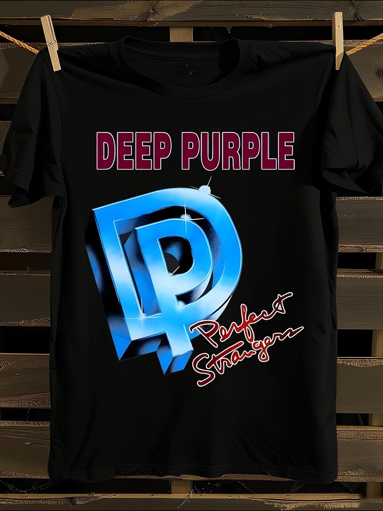 Vintage Tshirt Vintage 1985 Deep Purple Perfect Strangers... S