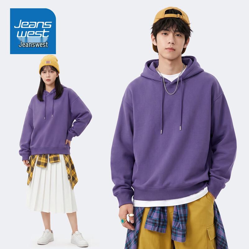 Jeanswest Men's Heavyweight Loose Fit Pullover Hoodie