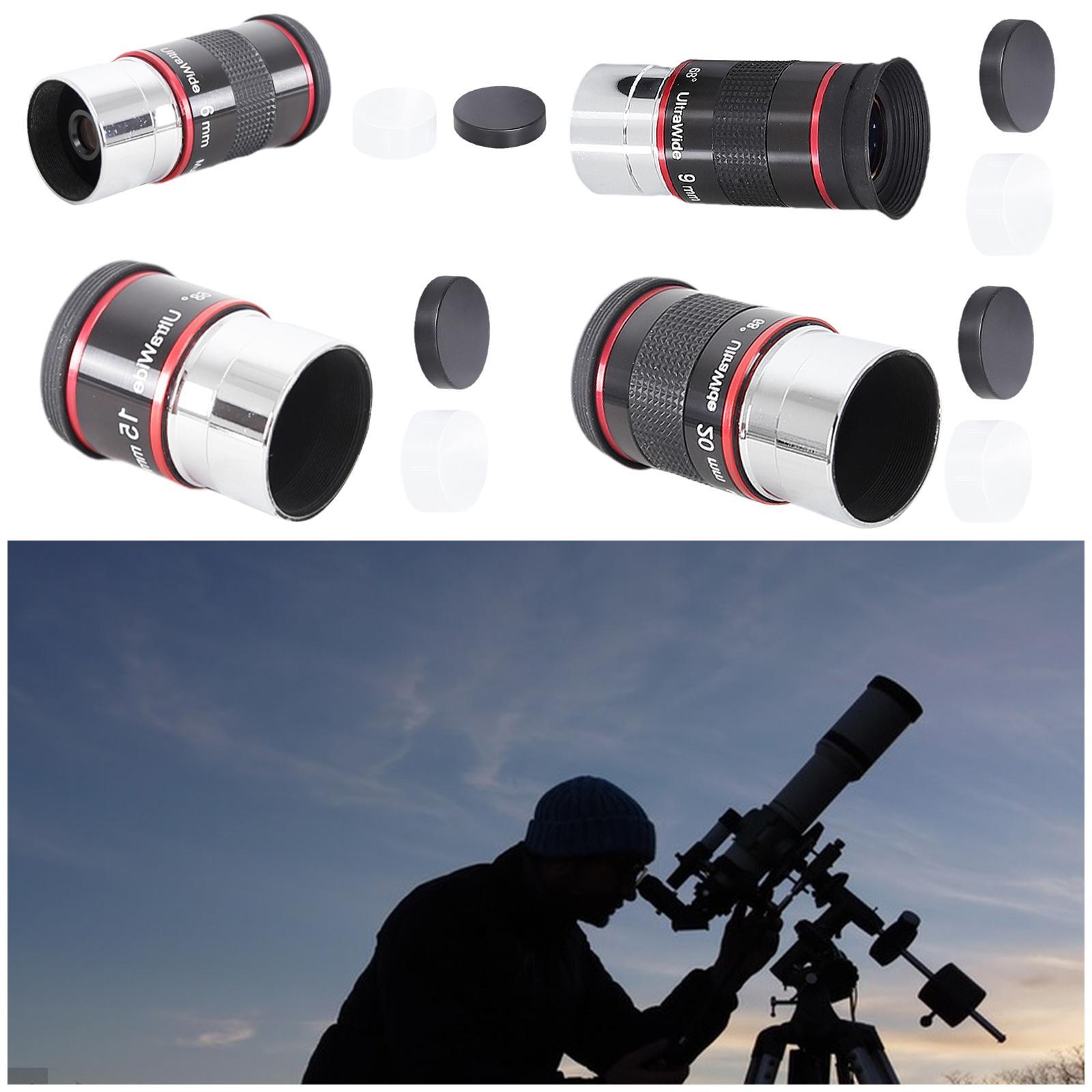 

Telescope Eyepiece 68 Degree Portable Practical Replace High Performance Parts for Astronomy Lovers Professional Astronomy Gifts 6mm