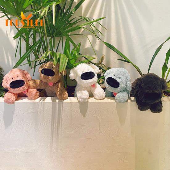 Plyšová hračka s velkým nosem, zatahovací jazyk, roztomilý výraz, plyšový pes, dětský společník, dárek k narozeninám, domácí dekorace