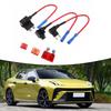 3 typy automobilových adaptérů pro pojistky Add-a-circuit Standardní držák pojistek s plochými kontakty