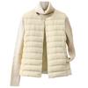 Women's Fashion Light Jacket Stand Collar Multicolor Zipper Button Coat