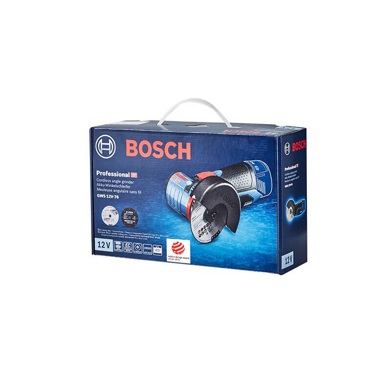 Bosch GWS12V-76 Cordless Angle Grinder CN plug (adapter included)