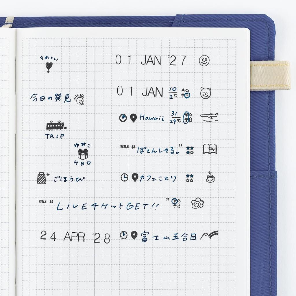 Hobonichi Techo Collect and Collage Daily Memories Rotating Stamp