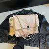 Embroidery Thread Chain Bag Women's 2025 New Niche Design Large Capacity Single Shoulder Oblique Span Bag Literary and Elegant Small Square Bag