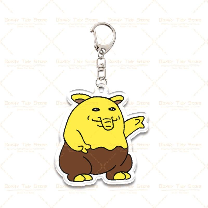 

Anime Acrylic Transparent Keychain Funny Q Version Squirtle Eevee Psyduck Gengar Backpack Pendant Decoration Cute Cartoon Gifts 4cm