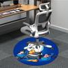 1pc Panda Pizza Office Round Area Rug, Indoor Mat Suitable For Office, Under Office Chairs Bedroom Living Room Home Decor, Room Deco