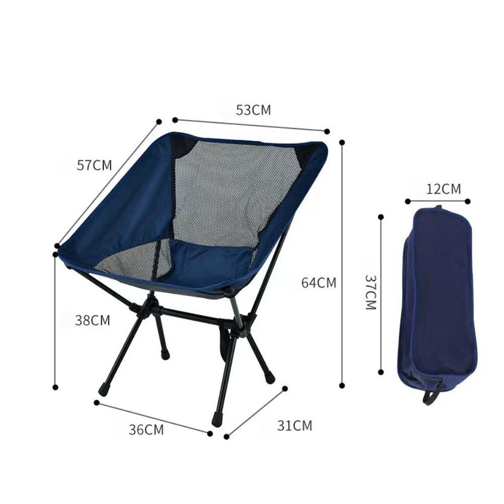 Portable Folding Camping Chair, Lightweight and Compact Outdoor Chair, Suitable for Outdoor,Picnic Camping Chair with Portable Storage Bag